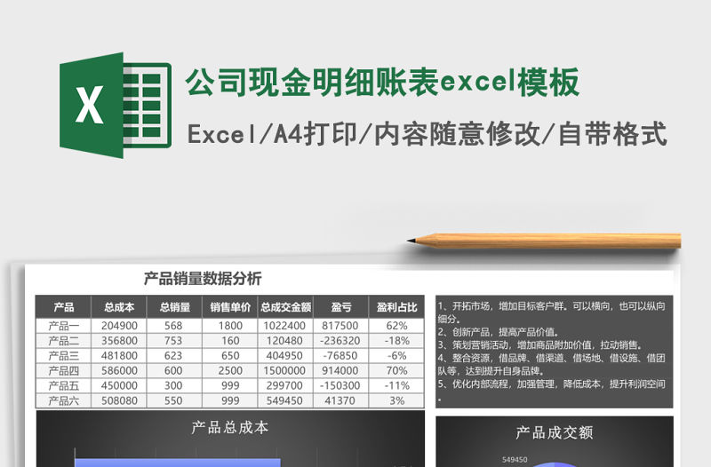 公司現(xiàn)金明細(xì)賬表excel模板