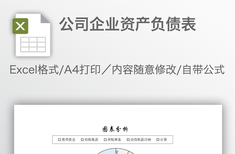 公司企業(yè)資產(chǎn)負(fù)債表
