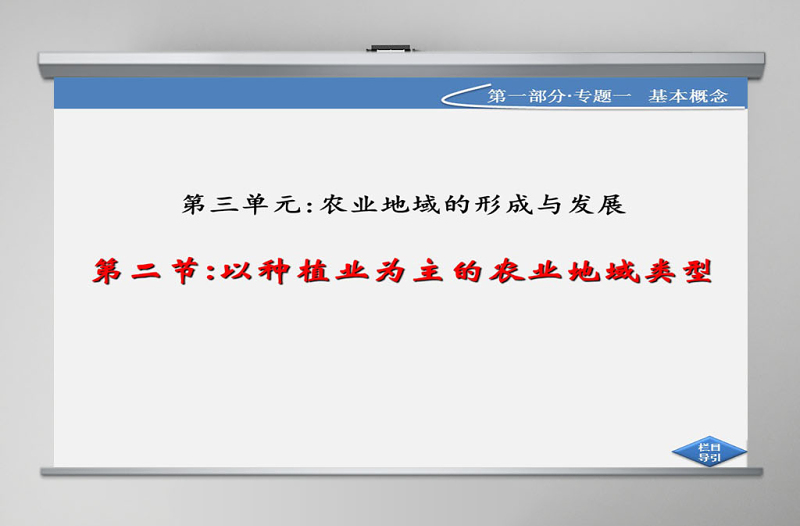 北京師范大學(xué)貴陽附屬中學(xué)高一地理32《以種植業(yè)為主的農(nóng)業(yè)地域類型》必修2-課件-人教版PPT