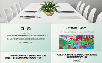 幼兒美術教案少兒美術繪畫講解ppt