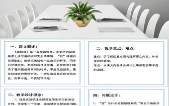 畫楊桃說課課件PPT