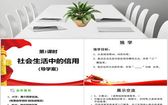 思想品德社會呼喚誠信PPT課件