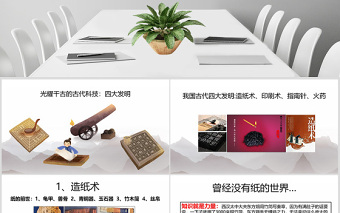 中國古代四大發(fā)明(小學課件)ppt
