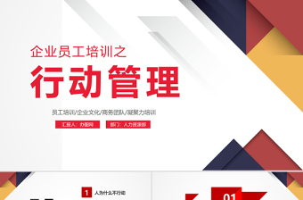 原創(chuàng)企業(yè)公司新員工入職培訓(xùn)行動(dòng)管理PPT模板