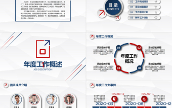 2024藍(lán)色簡(jiǎn)約工作總結(jié)年終總結(jié)PPT