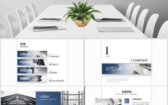 2019年公司簡介PPT模板