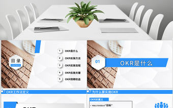 OKR工作法培訓通用PPT模板