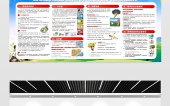 防汛抗洪救災宣傳展板設計模板