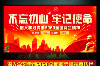 聚焦2020全國兩會(huì)宣傳欄