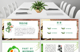 2021年中國傳統(tǒng)節(jié)日端午節(jié)PPT模板