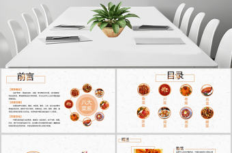 中國名菜八大菜系美食鑒賞湘菜粵菜川菜魯菜ppt模板