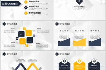 2021年商務(wù)年中總結(jié)PPT簡(jiǎn)約簡(jiǎn)潔微粒體工作匯報(bào)模板