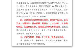 2021慶祝建黨一百周年演講比賽方案