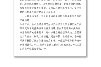 2021中心組學(xué)習(xí)有關(guān)防汛內(nèi)容研討發(fā)言