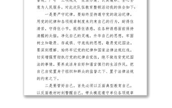 民警、輔警隊伍教育整頓心得體會 (1)