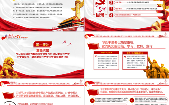強國復(fù)興有我喜迎黨的二十大PPT深入學(xué)習(xí)中國共產(chǎn)黨歷史展覽紀專題黨課課件模板