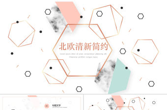 北歐小清新大理石簡(jiǎn)約風(fēng)工作計(jì)劃課件答辯通用