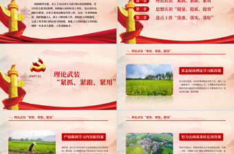 黨建風(fēng)村官年終工作總結(jié)PPT