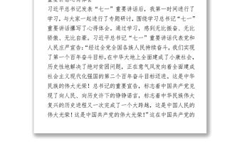 2021街道社區(qū)黨員黨史學習教育專題組織生活會檢視剖析材料