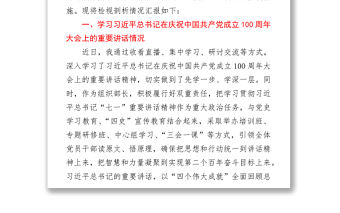 組織部長黨史學(xué)習(xí)教育專題組織生活會個人檢視剖析材料