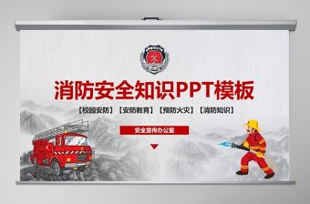 消防安全知識培訓PPT模板