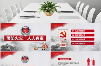 消防安全知識培訓(xùn)PPT模板