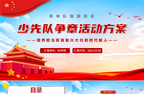 2022少先隊(duì)員爭章個(gè)人介紹ppt