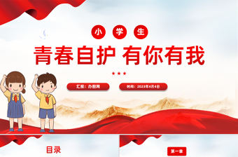 2023青春自護有你有我PPT中小學生青少年自護小知識班會課件