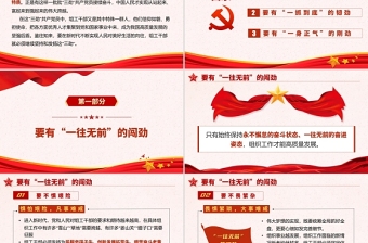 2021學(xué)黨史悟三勁PPT慶祝中國(guó)共產(chǎn)黨建黨一百周年專題黨課課件模板