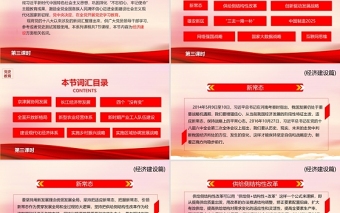 2021黨的十八大以來黨員干部應(yīng)知應(yīng)會(huì)詞匯經(jīng)濟(jì)建設(shè)篇黨課ppt