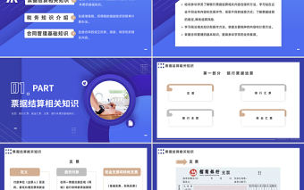 2023財稅基礎知識培訓PPT簡約商務風財稅基礎知識培訓課件模板