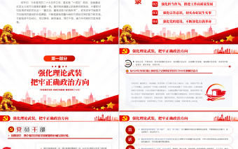 學(xué)黨章憶黨史 傳承紅色基因 喜迎黨的二十大PPT紅色黨政風(fēng)2022黨政部門教育專題黨課課件模板
