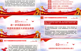 2023在兩個(gè)確立與兩個(gè)維護(hù)的知行合一中落實(shí)好黨的大會(huì)精神PPT紅色黨政風(fēng)黨員干部學(xué)習(xí)教育專題黨課黨建課件模板