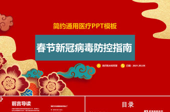 春節新冠病毒防空指南ppt