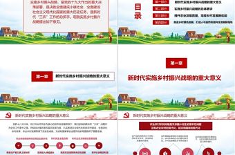 2021中央一號文件解讀全面實施鄉村振興戰略PPT