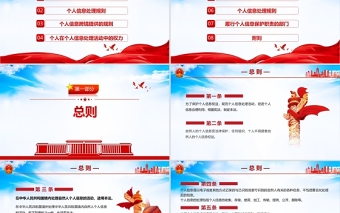 中華人民共和國個人信息保護(hù)法PPT藍(lán)色黨政風(fēng)完整解讀《個人信息保護(hù)法》重點(diǎn)內(nèi)容專題黨課