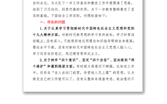政法隊伍教育整頓組織生活會個人對照檢查材料