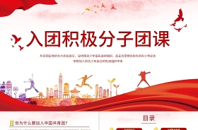 青年你為什么要入團(tuán)主題團(tuán)課ppt