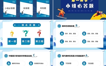 2022冬奧會(huì)知識(shí)競(jìng)賽PPT中小學(xué)生卡通風(fēng)格冬奧會(huì)知識(shí)競(jìng)賽主題班會(huì)課件
