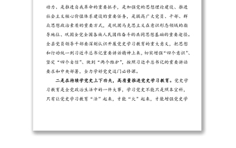 黨史學(xué)習(xí)研討發(fā)言材料在縣政府黨組理論學(xué)習(xí)中心組黨史學(xué)習(xí)教育第一次專題學(xué)習(xí)上的主旨發(fā)言提綱范文心得體會(huì)參考