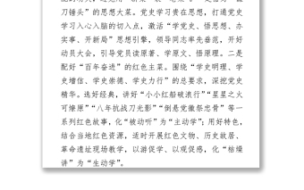 黨史學(xué)習(xí)教育信息簡(jiǎn)報(bào)2篇