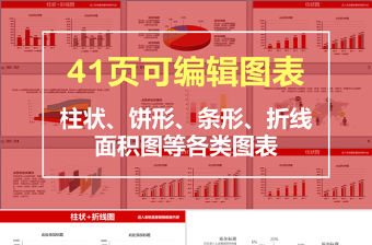 41頁可視化可編輯財務(wù)分析數(shù)據(jù)統(tǒng)計銷售總結(jié)報告圖表 (1)