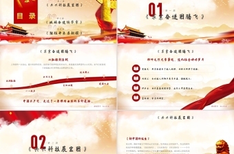 紅色黨政風崢嶸歲月初心不忘慶祝建黨一百周年PPT模板
