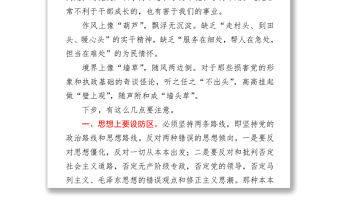 2021黨史學習教育專題組織生活會總結發言y