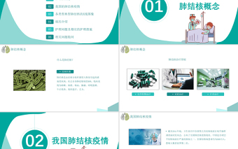 2022肺結(jié)核的護理PPT簡約醫(yī)療風(fēng)肺結(jié)核護理通用PPT