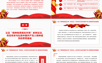 中國共產(chǎn)黨人精神譜系的傳承與弘揚PPT黨政風黨支部主題黨日專題黨課