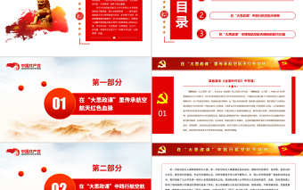 航天精神思政課PPT大氣簡潔在大思政課里踐行航天精神航空航天系統(tǒng)黨課