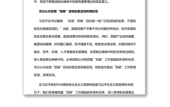 2022深刻認識和把握碳達峰碳中和關于碳達峰碳中和專題黨課