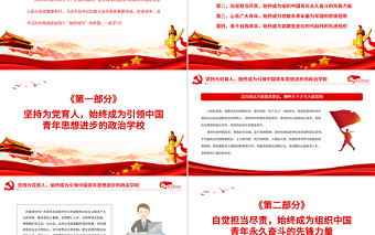 四個“始終成為”總書記對共青團提出這些希望PPT精品學習總書記在中國青年團成立100周年大會上的重要講話課件