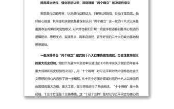 堅定“兩個確立”政治自覺唱響“兩個維護(hù)”時代強音黨支部主題黨日專題